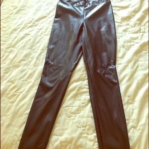 Pleather pants